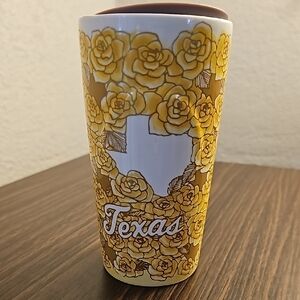 Starbucks Texas Yellow Rose 12 oz. Travel Mug